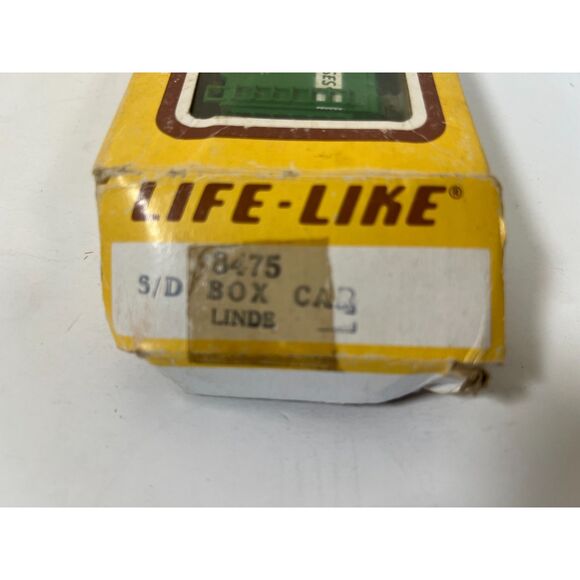 Life-Like HO Scale #8475 40' Box Car - Linde Union Carbide Industrial Gases - Picture 3 of 3